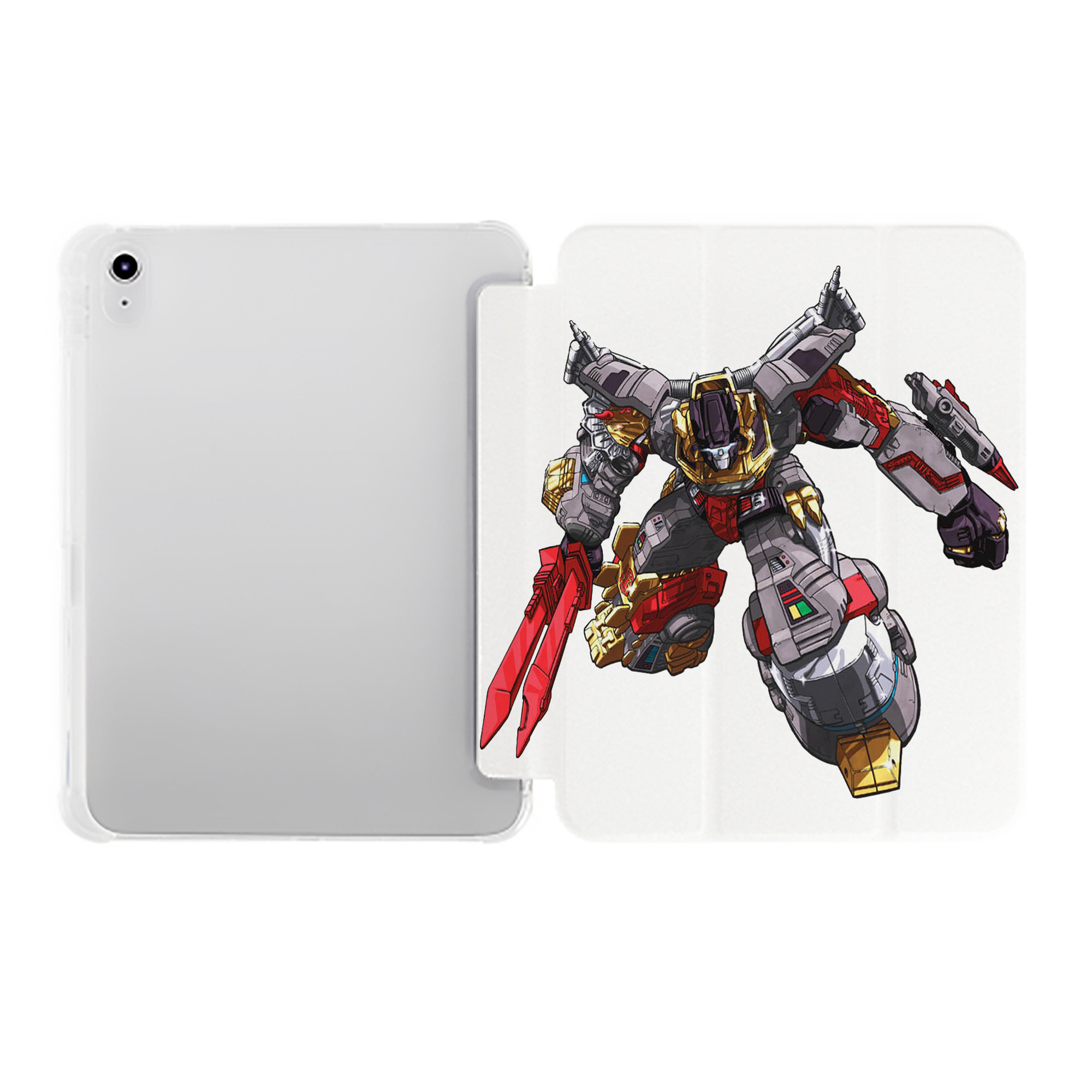 （画像用）  IPad ケース ペン収納付き 三つ折りスタンド PUレザー×シリコン 対応機種9.5/10.5/10.9インチ